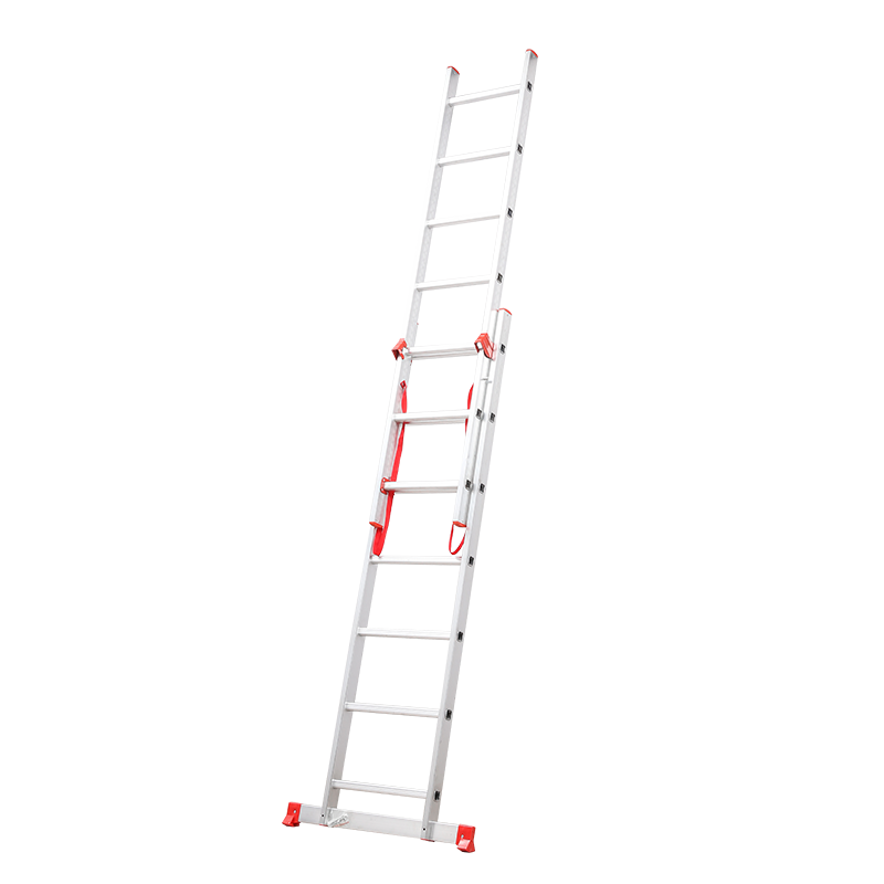 DX-E207 Wirtschaftliche 2-teilige Aluminium-Verlängerungsleiter