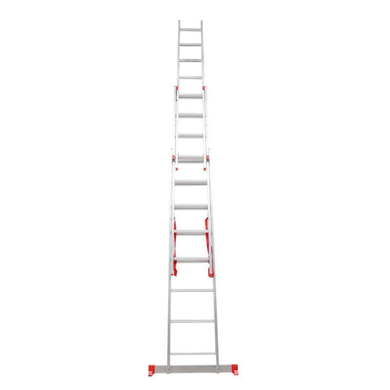 DX-E308 3-teilige wirtschaftliche leichte Aluminium-Verlängerungsleiter