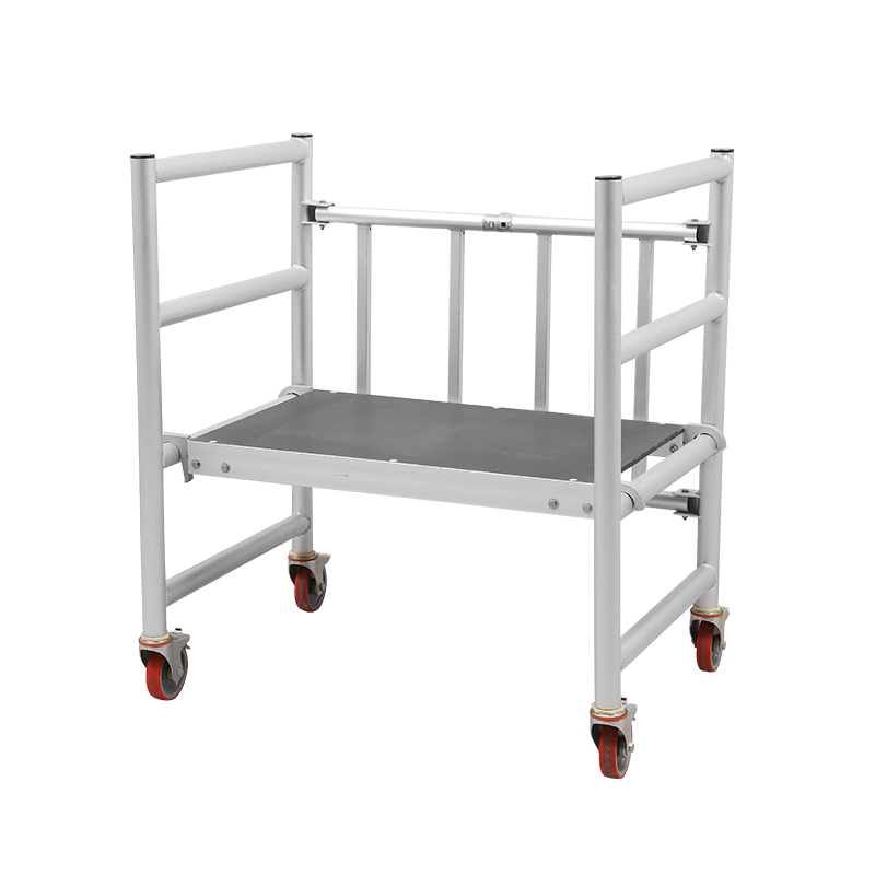 DX-1200 Tragbares Mehrzweck-Aluminium-Minigerüst für den Innenbereich mit rollenden Rädern